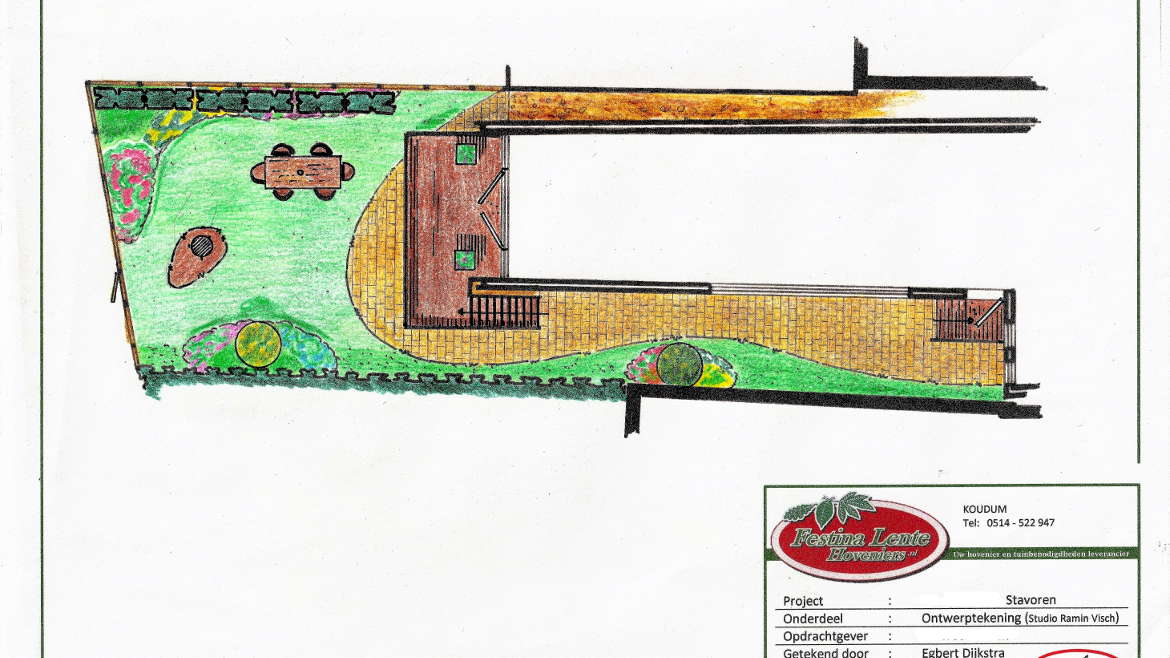 004. Ontwerptekening